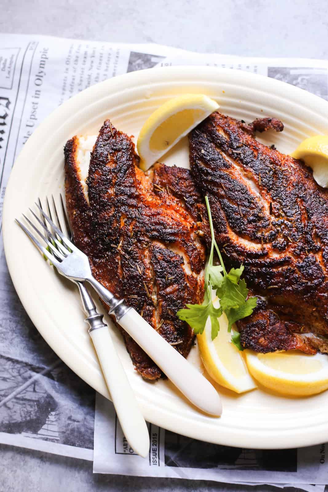 Cajun-Inspired Blackened Red Snapper - The Defined Dish